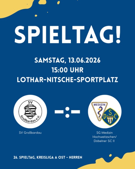 🔥Saisonabschluss in Großbardau🔥

Morgen steht bereits das letzte Spiel der laufenden Saison an und für unsere SG geht es zum SV Großbardau. Damit endet eine Spielzeit, die für uns viele besondere Momente bereithielt und natürlich wollen wir uns auch zum Abschluss noch einmal von unserer besten Seite zeigen. Da die Gastgeber das ursprünglich angesetzte Hinspiel absagen mussten, treffen wir morgen zum ersten Mal in dieser Saison auf den Tabellenvorletzten. Mit dem starken Auftritt und dem Torspektakel aus der vergangenen Woche im Rücken reisen wir mit breiter Brust und in der Favoritenrolle nach Großbardau. Unser vierter Tabellenplatz ist bereits gesichert, trotzdem wollen wir die Saison mit einem Erfolgserlebnis beenden und die letzten Punkte der Spielzeit mit nach Hause nehmen. Also ein letztes Mal in dieser Saison: Alles reinwerfen, gemeinsam kämpfen und die Saison erfolgreich abschließen! Wir freuen uns auf eure Unterstützung an der Seitenlinie!❤️‍🔥