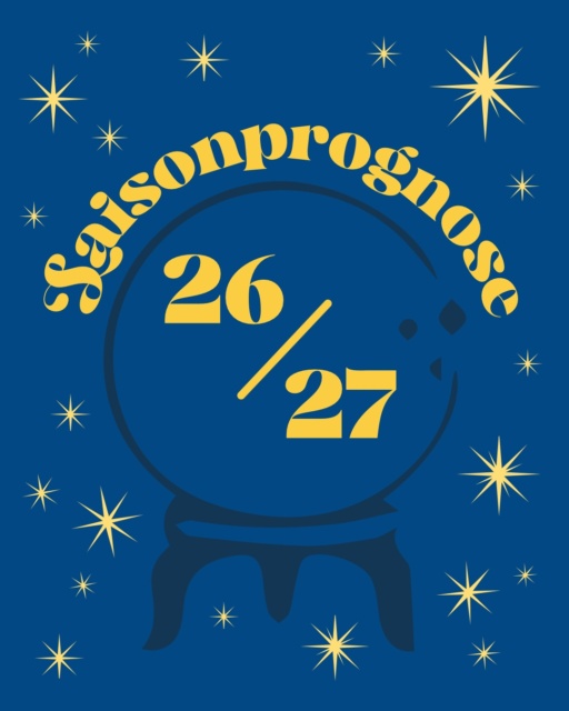 ✨🔮Saisonprognose 2026/27🔮✨

Nur noch eine Woche, bis die Saison 2026/27 anläuft und es endlich wieder auf dem Hochweitzschener Rasen um wichtige Punkte geht. Doch bevor es soweit ist, haben sich unsere Spieler, das Trainerteam und der ein oder andere Fan an eine Prognose für die bevorstehende Spielzeit gewagt. Die Ergebnisse fallen dabei relativ eindeutig aus und das Vertrauen in unsere Mannschaft scheint nach der vergangenen Saison groß zu sein. Ob sich die Vorhersagen am Ende tatsächlich bewahrheiten, werden wir in ein paar Monaten sehen. Bis dahin heißt es: Saison genießen, alles reinwerfen und am Ende schauen, wie viele Prognosen ins Schwarze getroffen haben!🔵⚪️⚫️