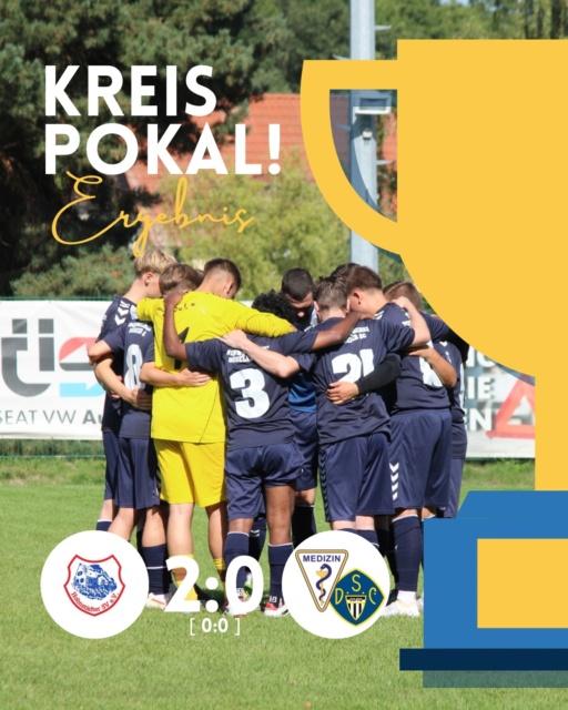 Pokalaus❌

Die Pechsträhne hält weiterhin an und so müssen wir uns in dieser Saison leider schon in der ersten Runde aus dem Pokal verabschieden❤️‍🩹